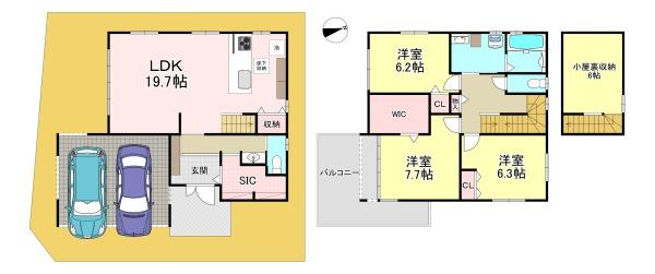 香芝市磯壁5丁目　3号地