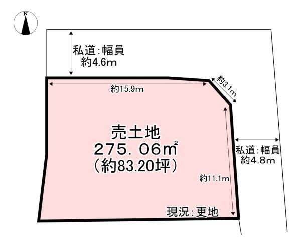 大和高田市大字大谷の売土地