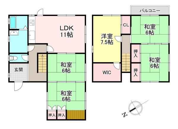 北葛城郡広陵町馬見中2丁目　中古戸建
