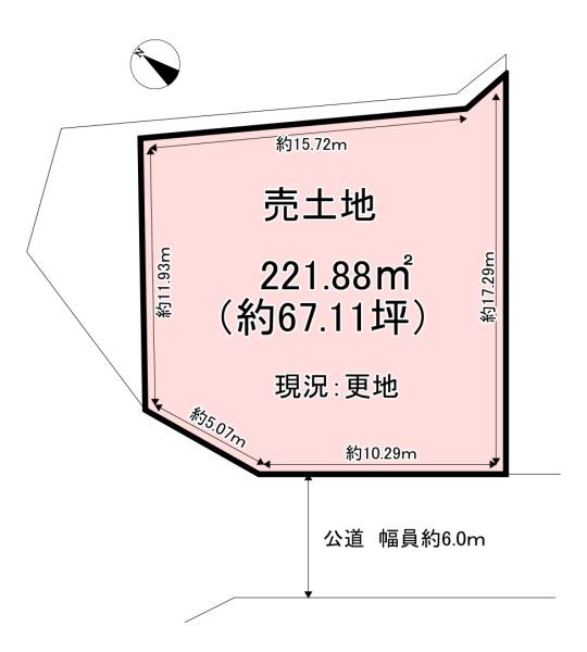 桜井市大字赤尾　売土地