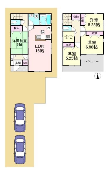 桜井市戒重6期　1号棟　新築戸建