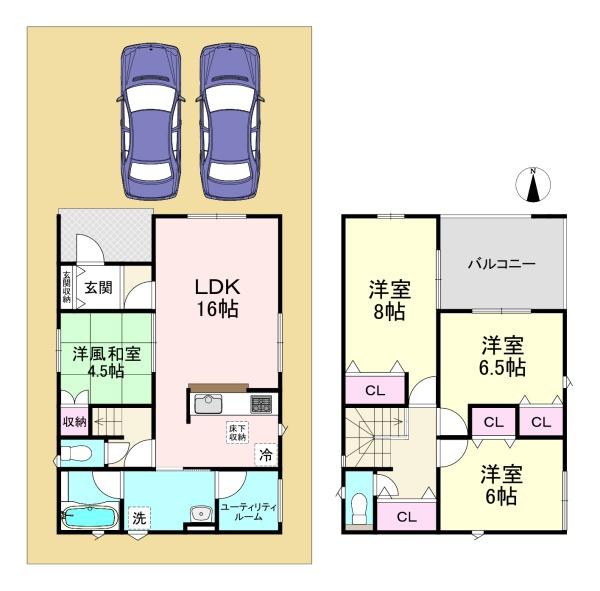 橿原市曽我町第2　1号棟　新築戸建