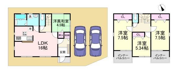 桜井市三輪8期　2号棟　新築戸建
