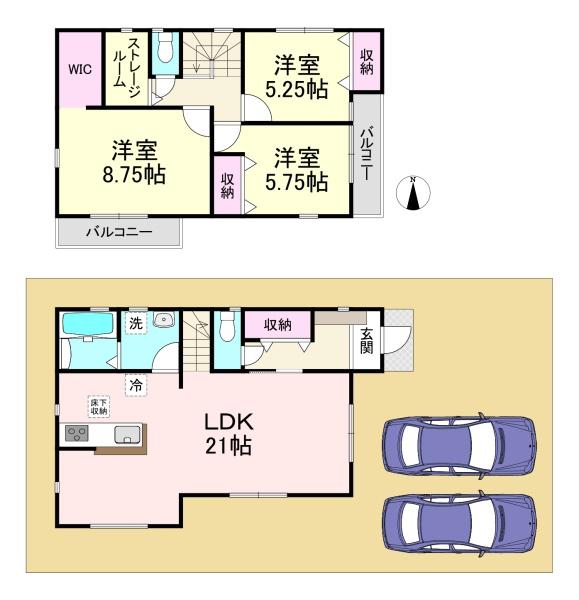 田原本町千代3期　1号棟　新築戸建