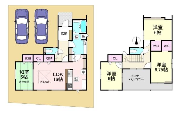 天理市前栽町　2号棟　新築戸建
