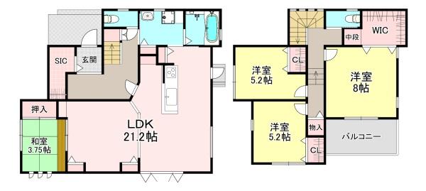 香芝市磯壁1丁目　中古戸建