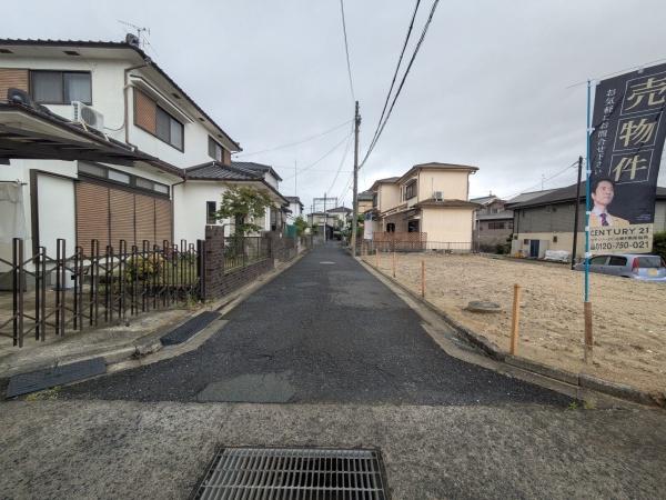 香芝市下田西3丁目の土地(現地土地写真)