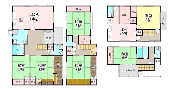 北葛城郡上牧町下牧2丁目　中古戸建