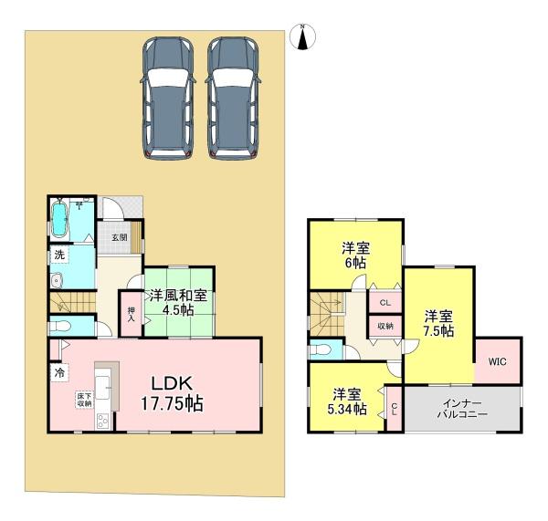 葛城市新町　５号棟　新築戸建