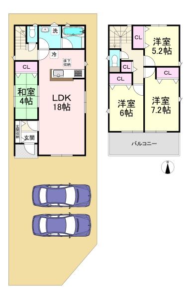 天理市指柳町第1　2号棟　新築戸建