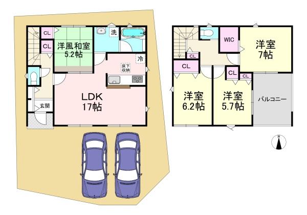 桜井市粟殿第4　3号棟　新築戸建