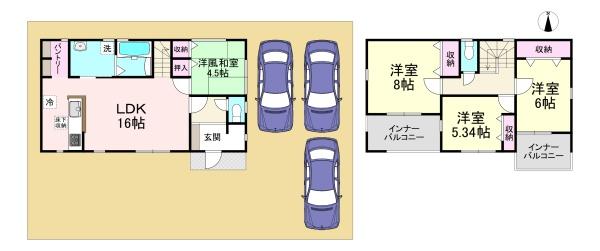川西町結崎18期　1号棟　新築戸建