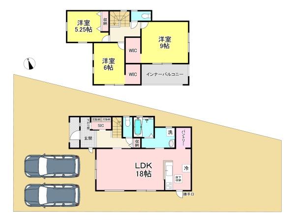 葛城市林堂　１号棟　新築戸建