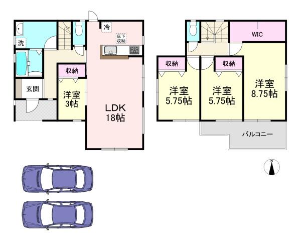 桜井市大福13期　2号棟　新築戸建
