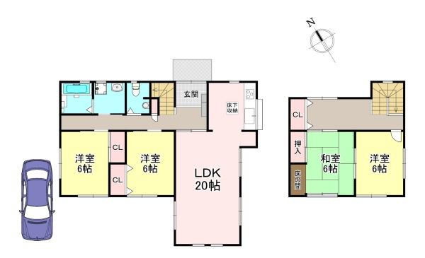香芝市藤山1丁目　中古戸建