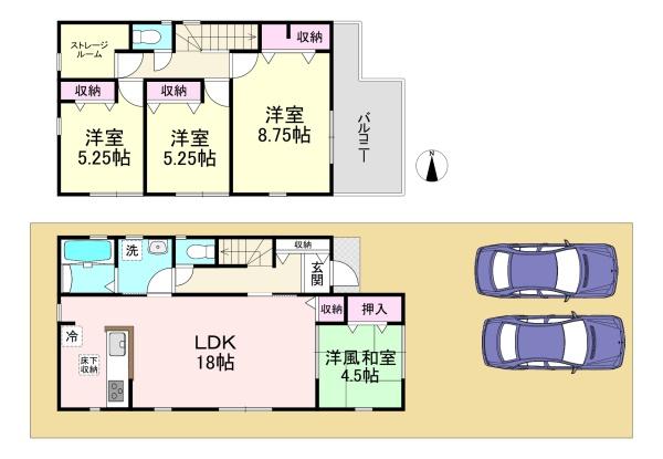 橿原市四条町5期　2号棟　新築戸建