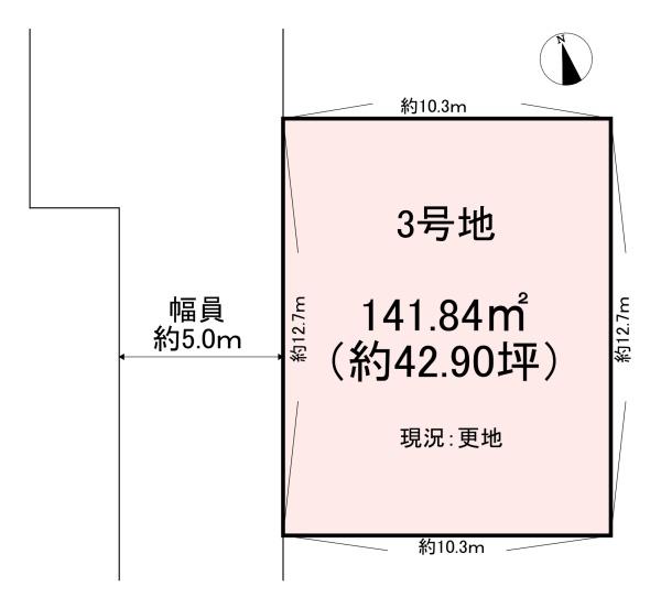 桜井市粟殿13期　3号地　売土地