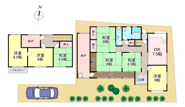 北葛城郡上牧町下牧2丁目　中古戸建