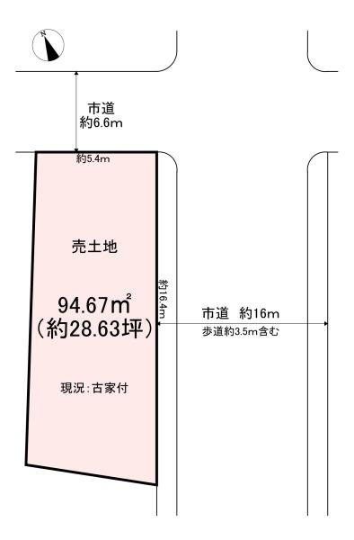 天理市守目堂町の土地