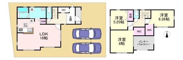 桜井市芝5期　1号棟　新築戸建