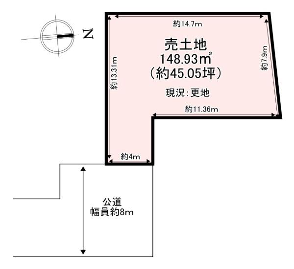 香芝市狐井　売土地