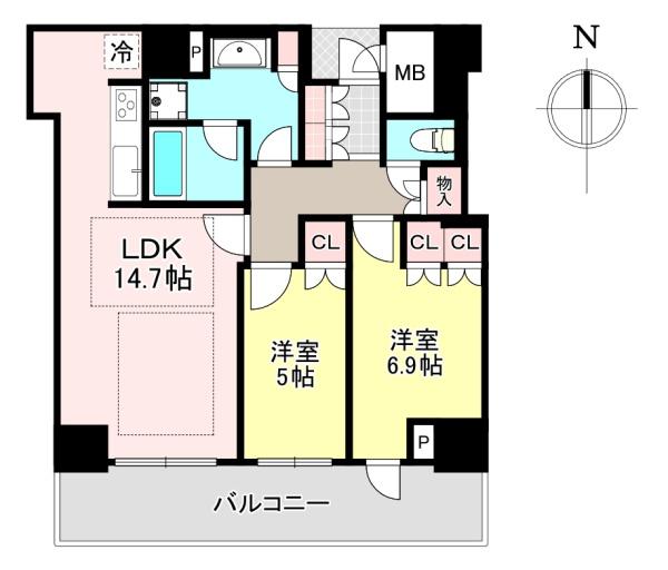プレミストタワー大阪新町ローレルコート