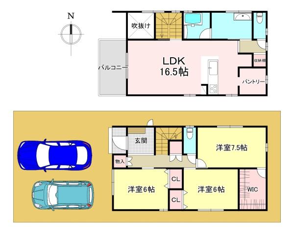 斑鳩町阿波1丁目　新築戸建