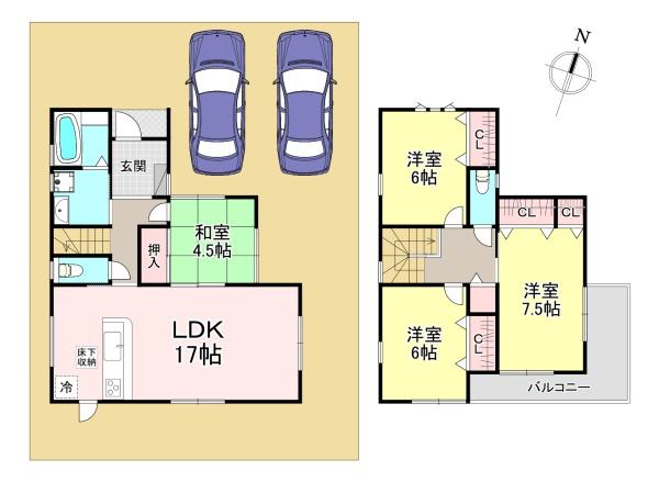 生駒郡三郷町美松ヶ丘西2丁目　新築戸建