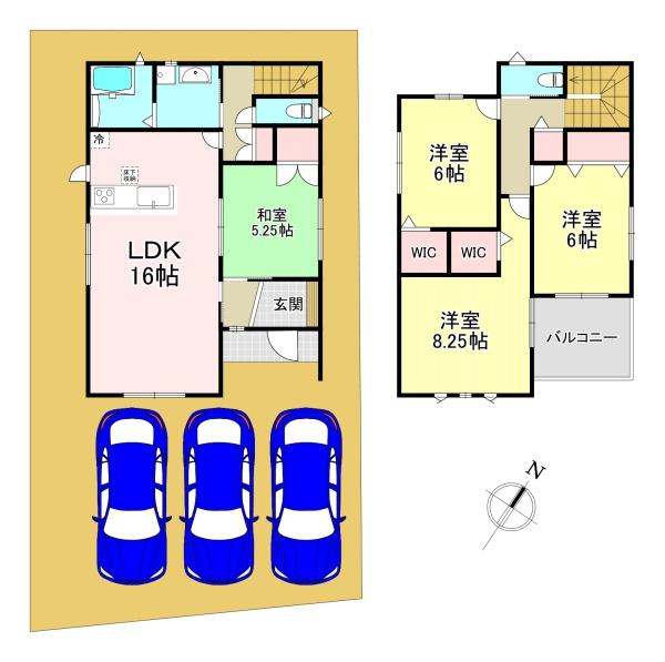 生駒郡三郷町三室2丁目　新築戸建