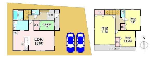 北葛城郡広陵町萱野　3号棟　新築戸建