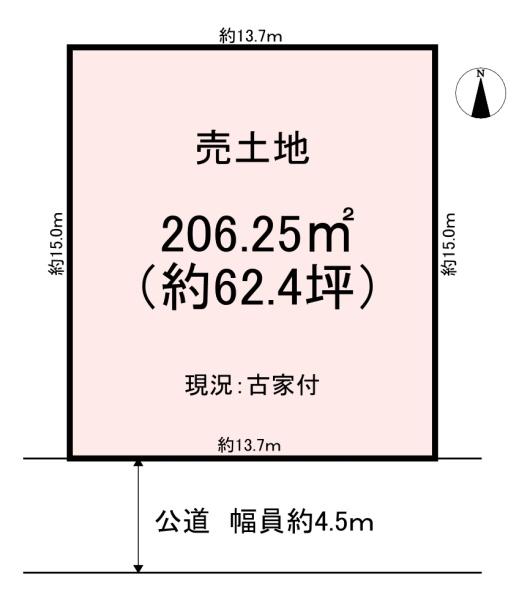 磯城郡田原本町大字八尾　売土地