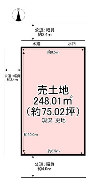 葛城市新庄　売土地