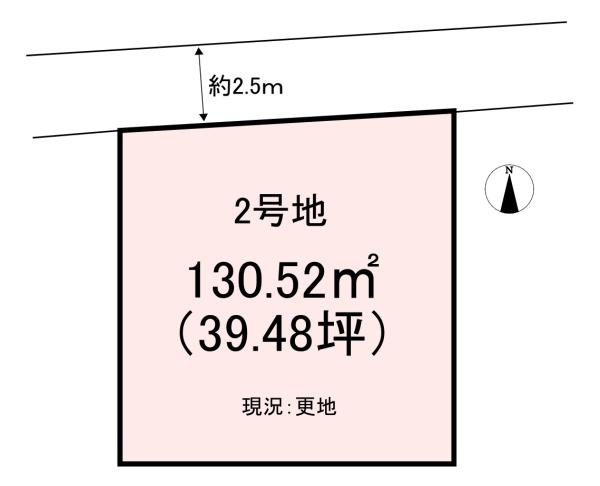 磯城郡田原本町大字八尾　2号地　売土地