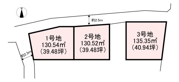 磯城郡田原本町大字八尾　3号地　売土地