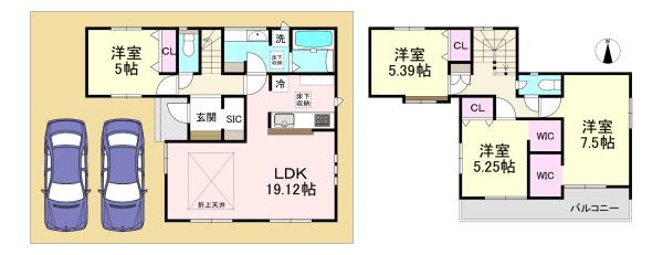 川西町結崎　5号棟　新築戸建