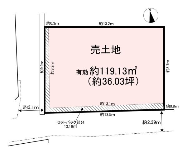 橿原市東坊城町　売土地