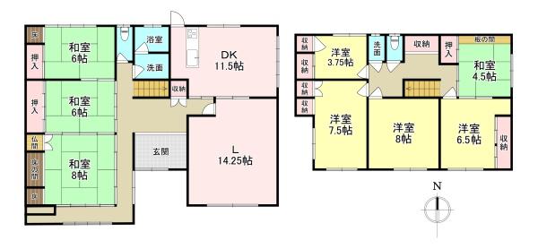 北葛城郡河合町中山台1丁目　中古戸建