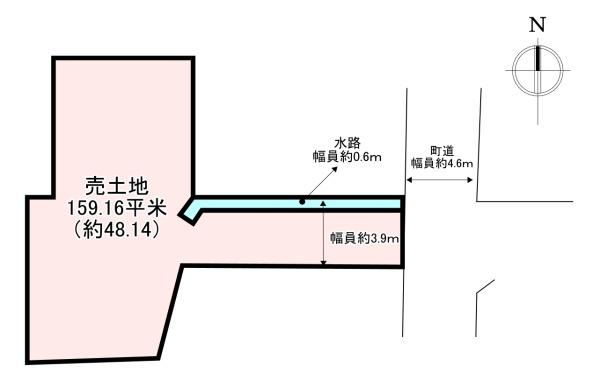 生駒郡斑鳩町龍田３丁目の土地