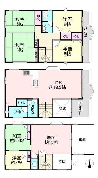桜井市大字粟殿の中古一戸建て