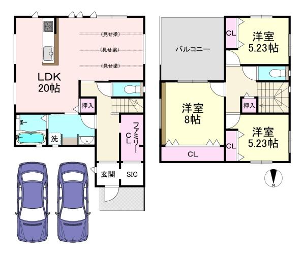橿原市葛本町　3号地　新築戸建