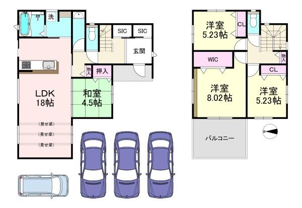 橿原市石原田町　新築戸建