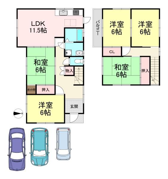 桜井市大字忍阪の中古一戸建て