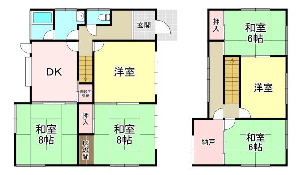 北葛城郡上牧町片岡台１丁目の中古一戸建て