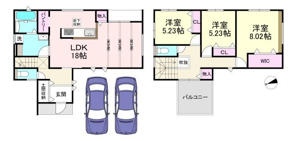 桜井市大字谷　１号地　新築戸建