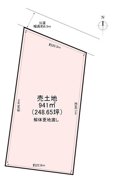 香芝市関屋北４丁目の土地