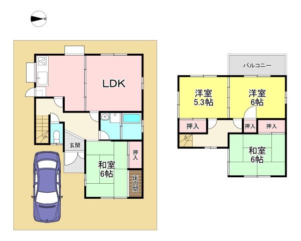大和高田市大字市場　中古戸建