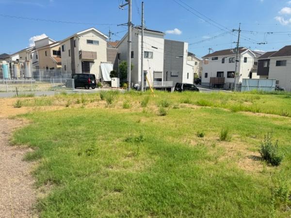 北葛城郡上牧町ささゆり台3丁目の土地(現地土地写真)