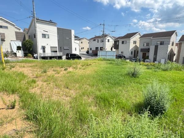 北葛城郡上牧町ささゆり台3丁目の土地(現地土地写真)
