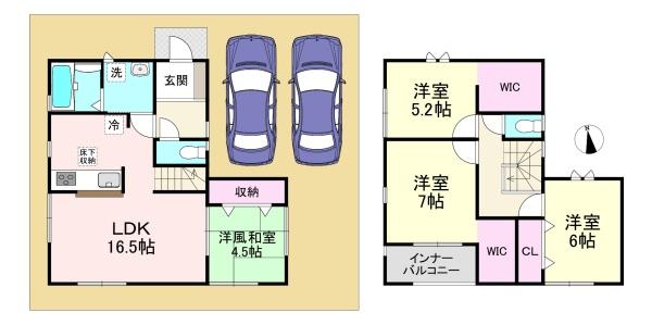 田原本町阪手12期　3号棟　新築戸建