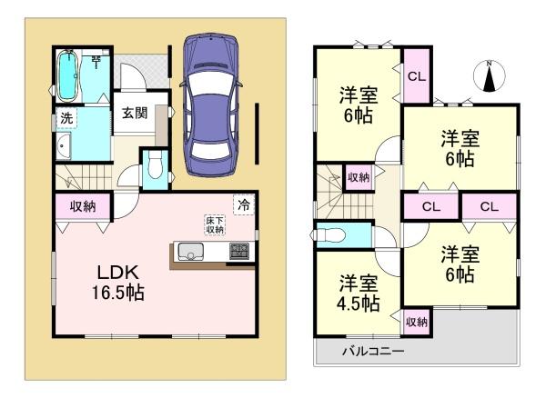 天理市第2川原城町　1号棟　新築戸建